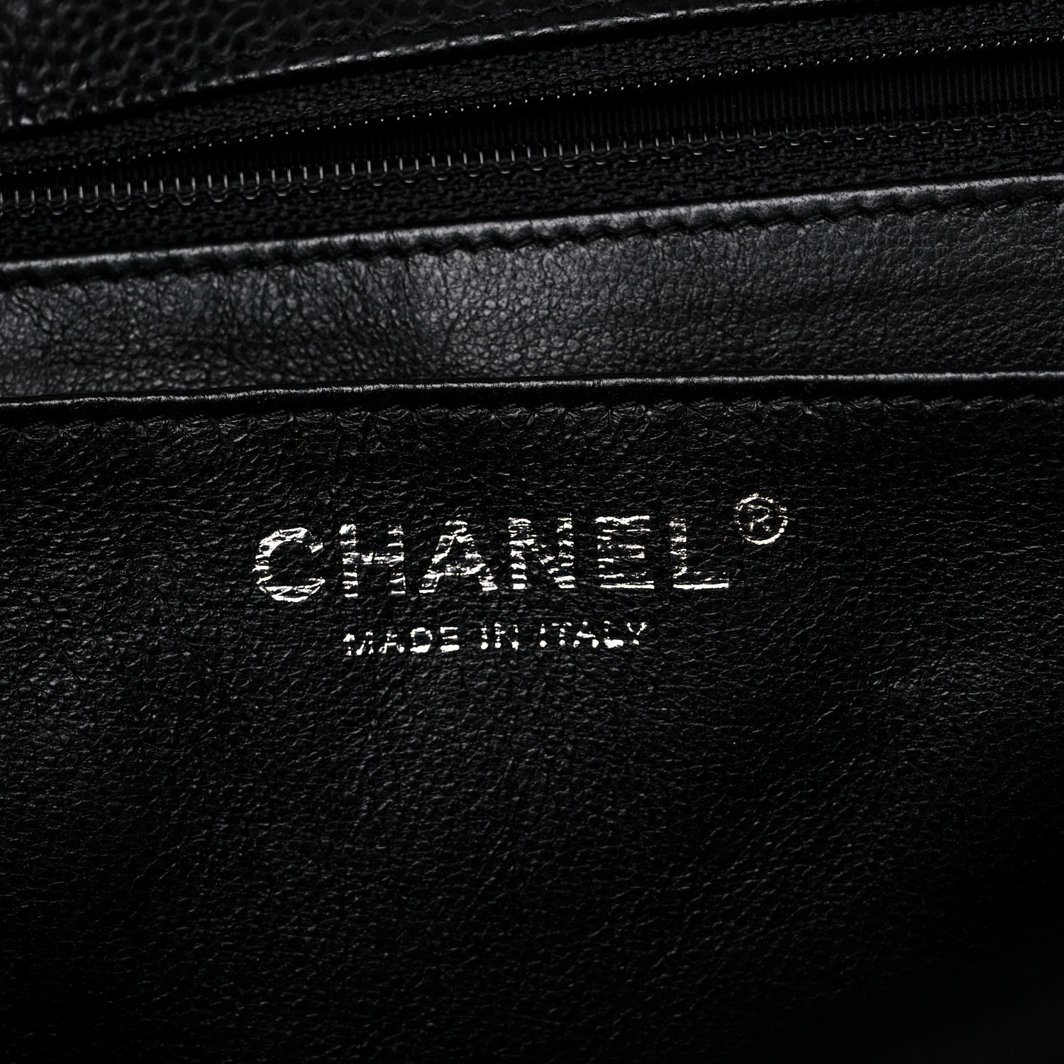Chanel Caviar Quilted Jumbo Single Flap Black 6 of 12