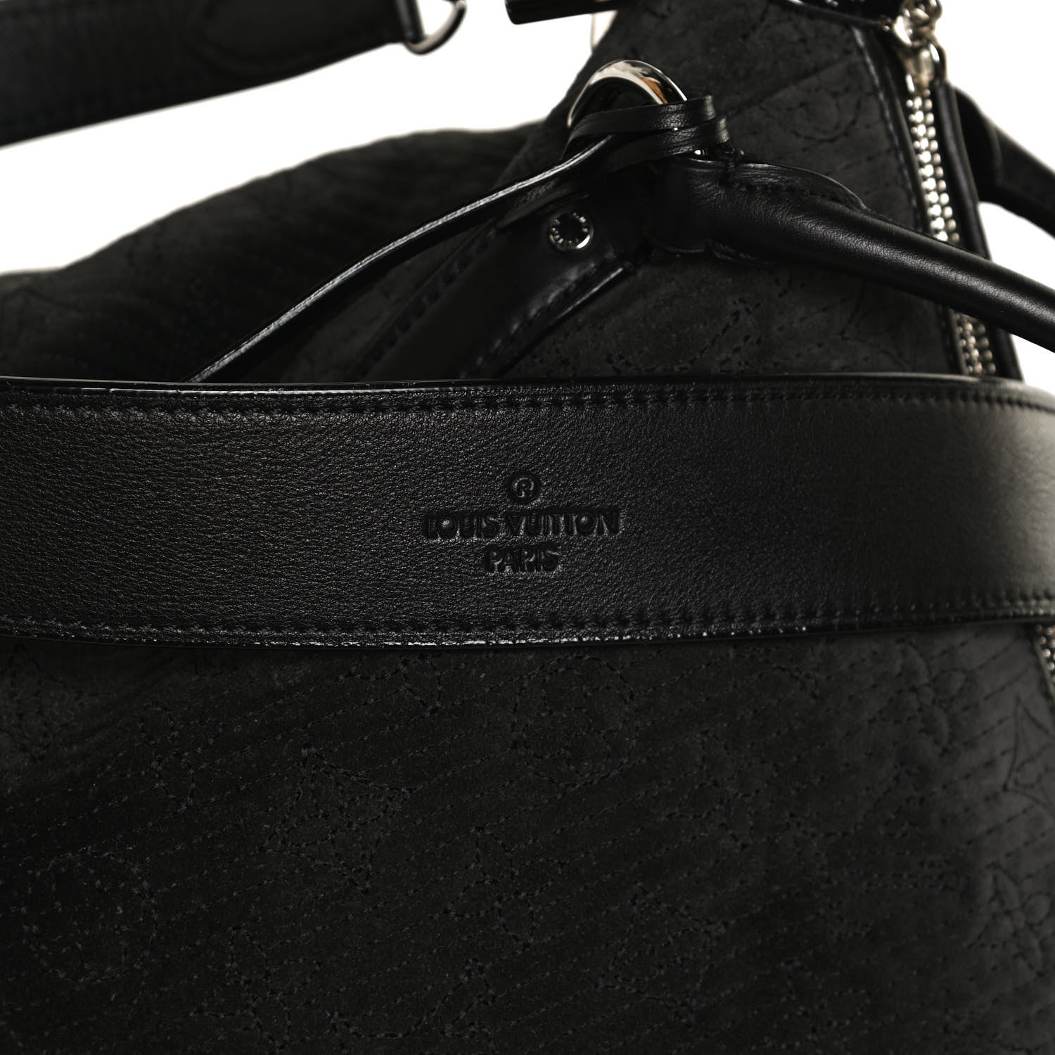 Louis Vuitton Monogram Suede Antheia IXIA MM Black 9 of 10