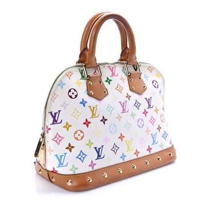 Louis Vuitton Monogram Multicolor Alma White 2 of 7