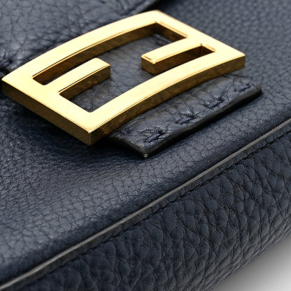 Fendi Cuoio Romano Selleria Baguette Indaco 10 of 14