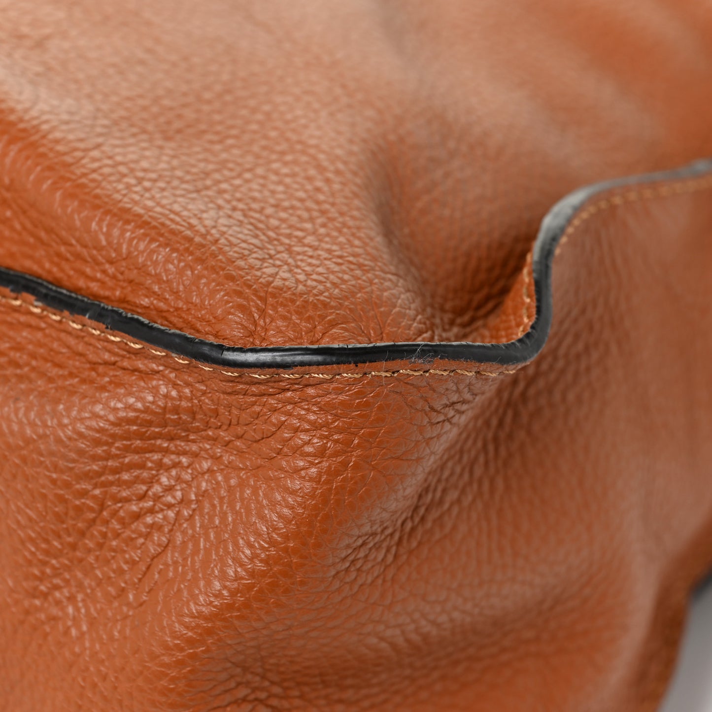 Calfskin Small Marcie Satchel Tan