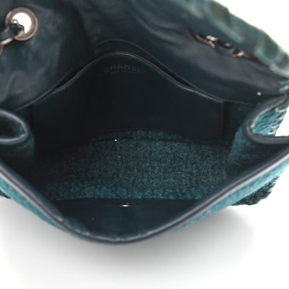 Chanel Fancy Felt Flap Teal 5 of 12