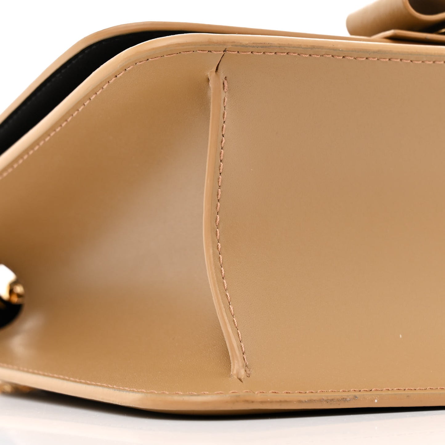 Calfskin Medium Vara Rainbow Crossbody Bag Brown