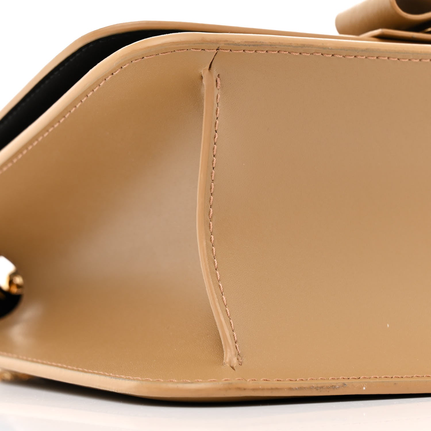 Salvatore Ferragamo Calfskin Medium Vara Rainbow Crossbody Bag Brown 9 of 11