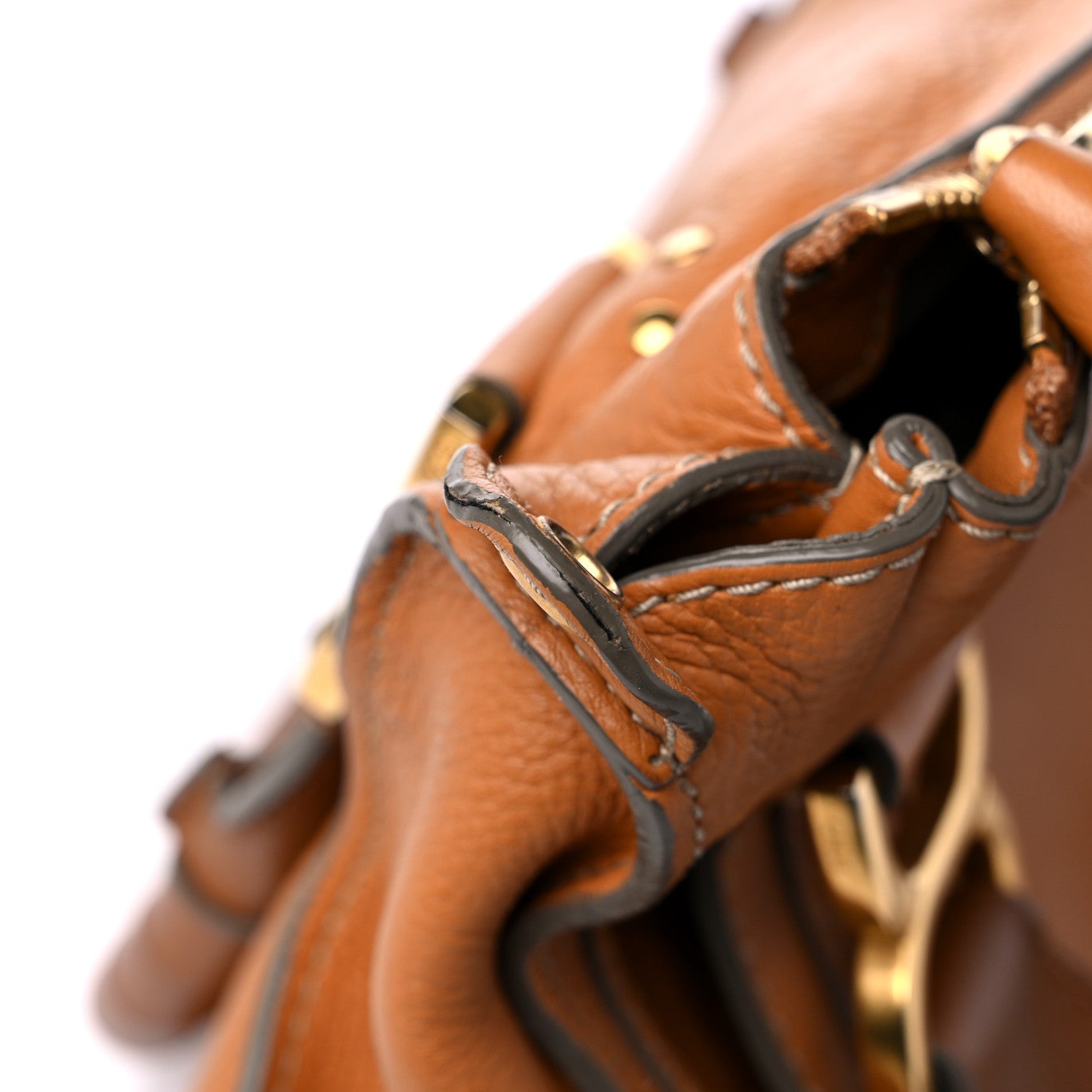 Chloe Calfskin Medium Marcie Satchel Tan 14 of 14