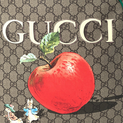 Gucci X Peter Rabbit GG Supreme Monogram Baseballs Web Childrens Backpack Green 6 of 8