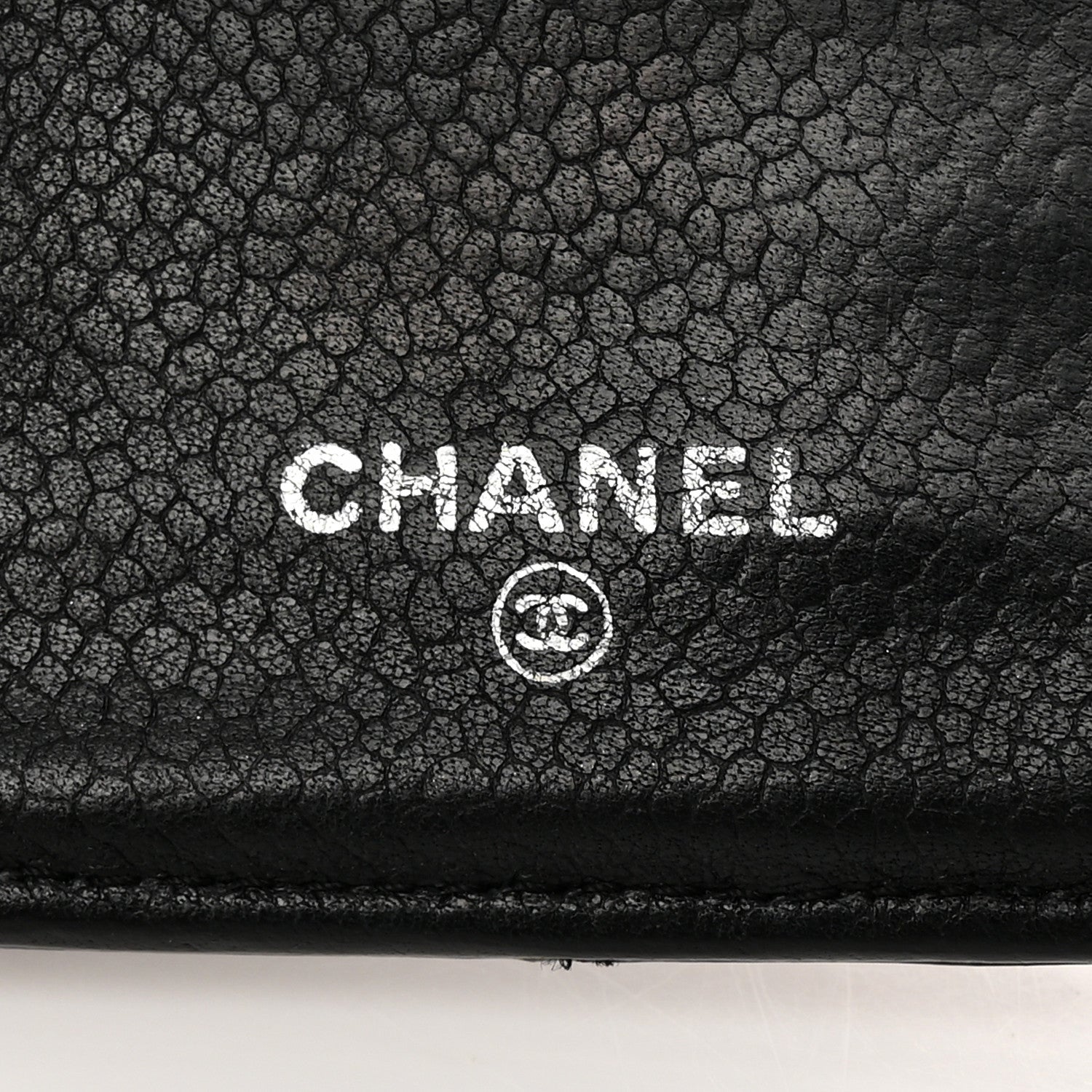 Chanel Caviar Quilted Yen Wallet Black 8 of 14
