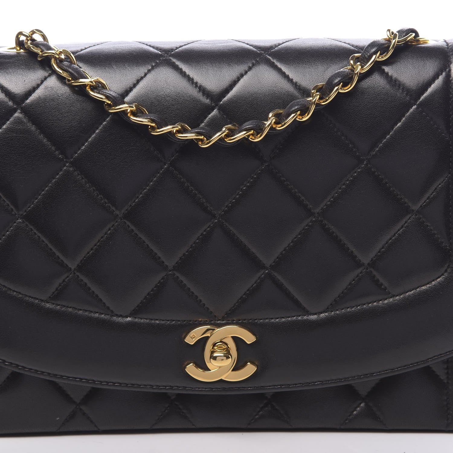 Chanel Lambskin Quilted Small Single Flap Black 8 of 10