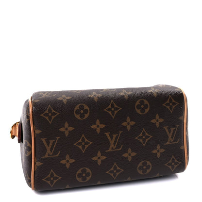 Louis Vuitton Monogram Speedy Bandouliere 20  Black 3 of 7
