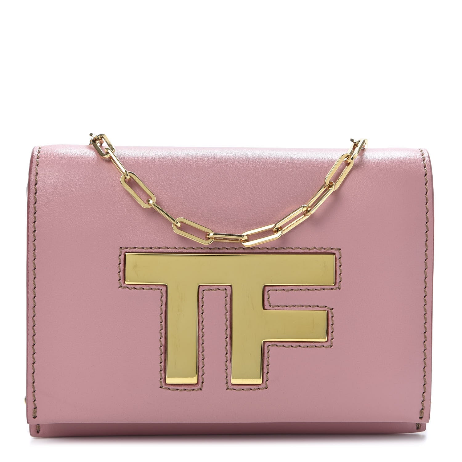 Tom Ford Calfskin Icon Disco Bag Wild Rose 1 of 9