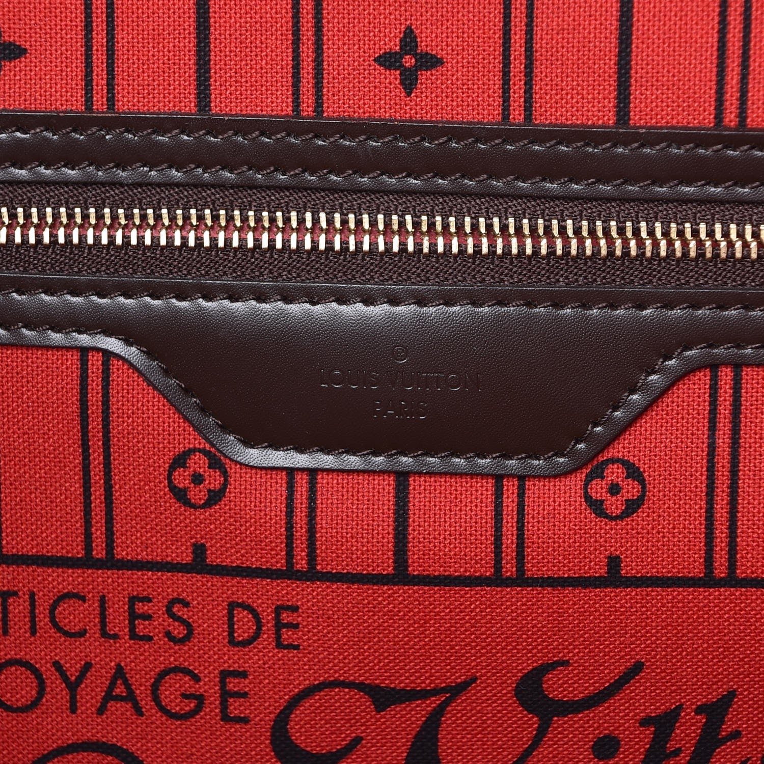 Louis Vuitton Damier Ebene Neverfull MM 6 of 7