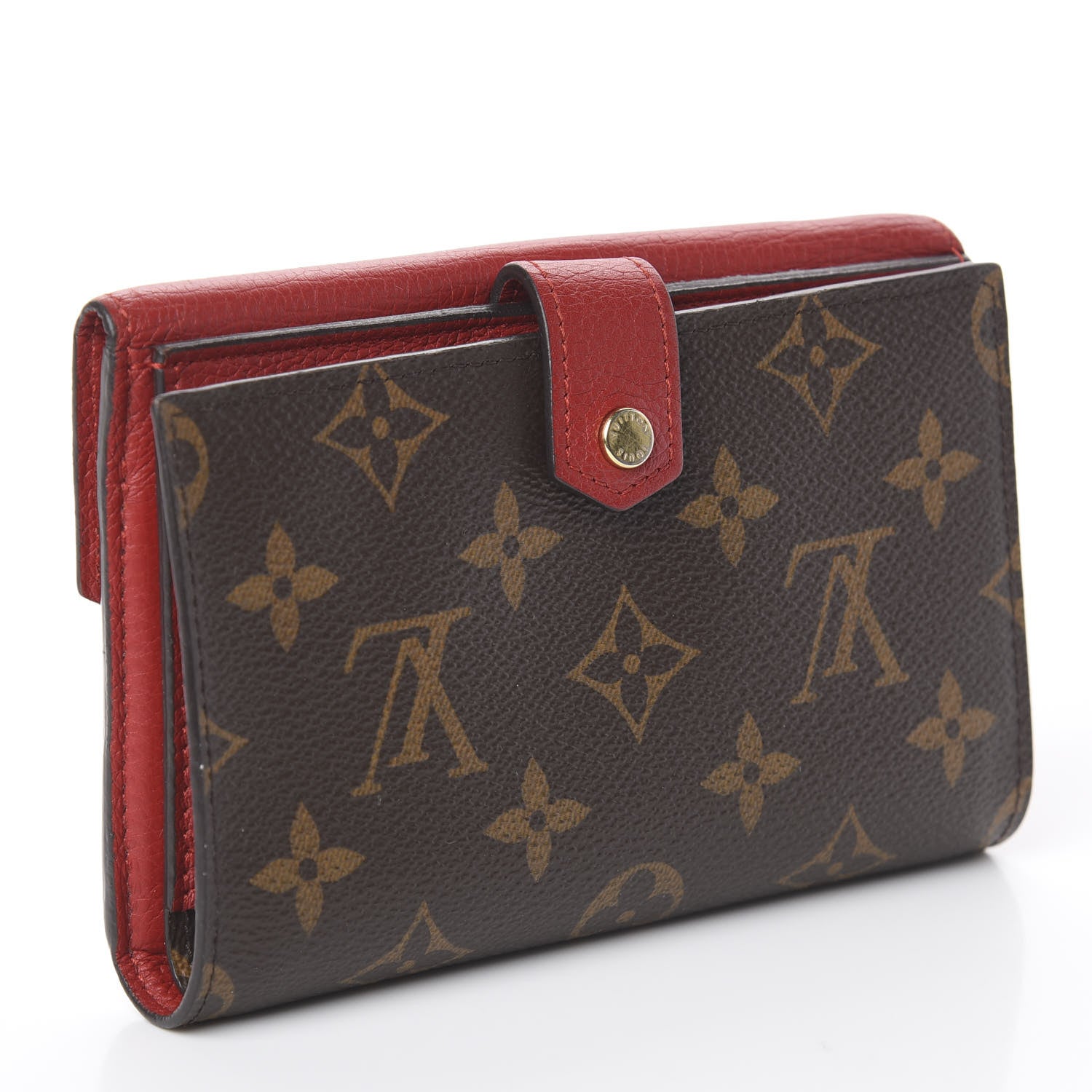 Louis Vuitton Monogram Pallas Compact Wallet Cherry 2 of 5