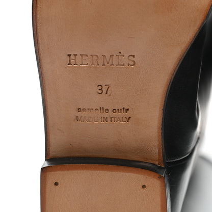 Hermes Box Kelly Jumping Boots 37 Black 6 of 9