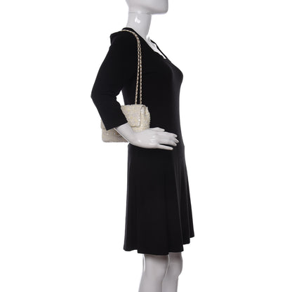 Chanel Sequin Mini Rectangular Flap White 2 of 11