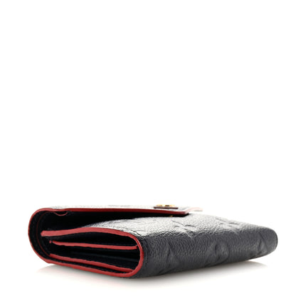Louis Vuitton Empreinte Victorine Wallet Marine Rouge 4 of 6