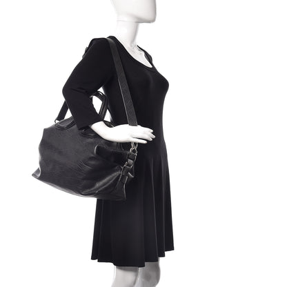 Givenchy Calfskin Elephant Embossed Medium Nightingale Black 2 of 13