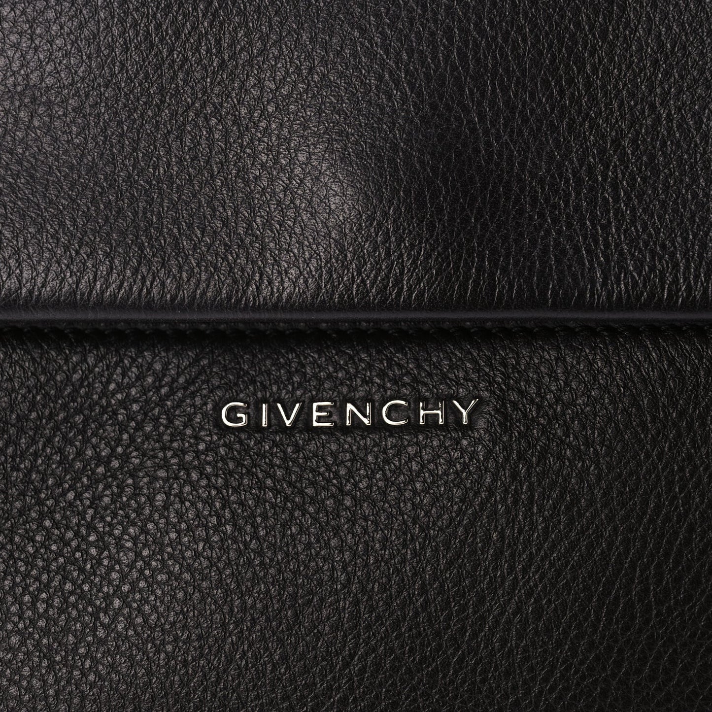Calfskin Small Pandora Pure Flap Bag Black