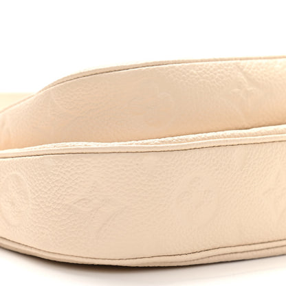 Louis Vuitton Empreinte Monogram Giant Multi Pochette Accessories Cream 9 of 12