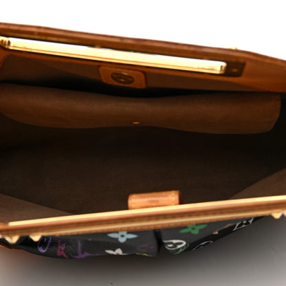 Louis Vuitton Monogram Multicolor Judy MM Black 5 of 7