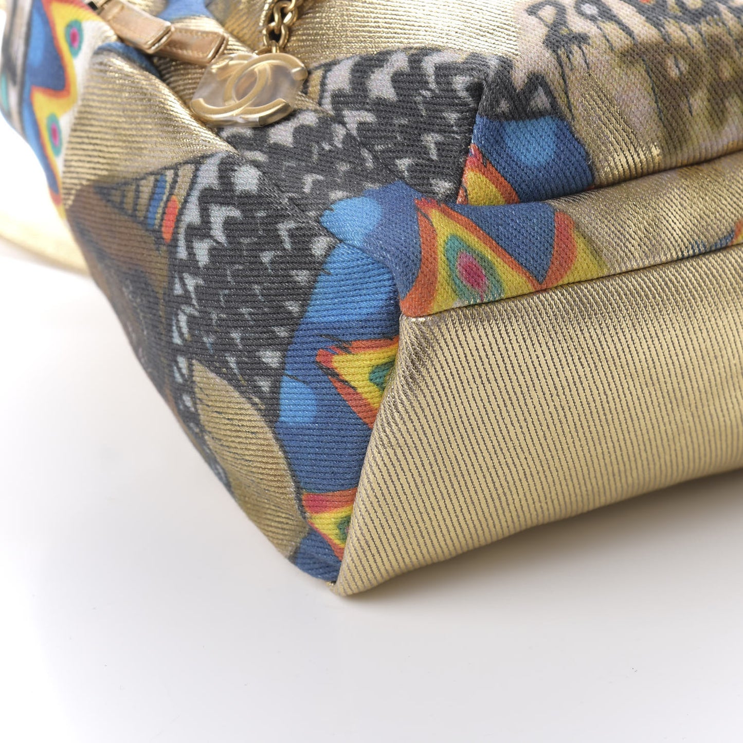 Graffiti Printed Canvas Street Spirit Backpack Multicolor