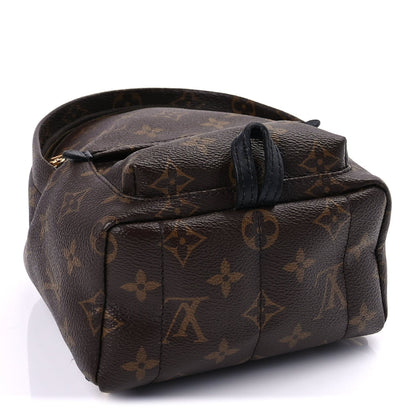 Louis Vuitton Monogram Palm Springs Backpack Mini Black 3 of 8
