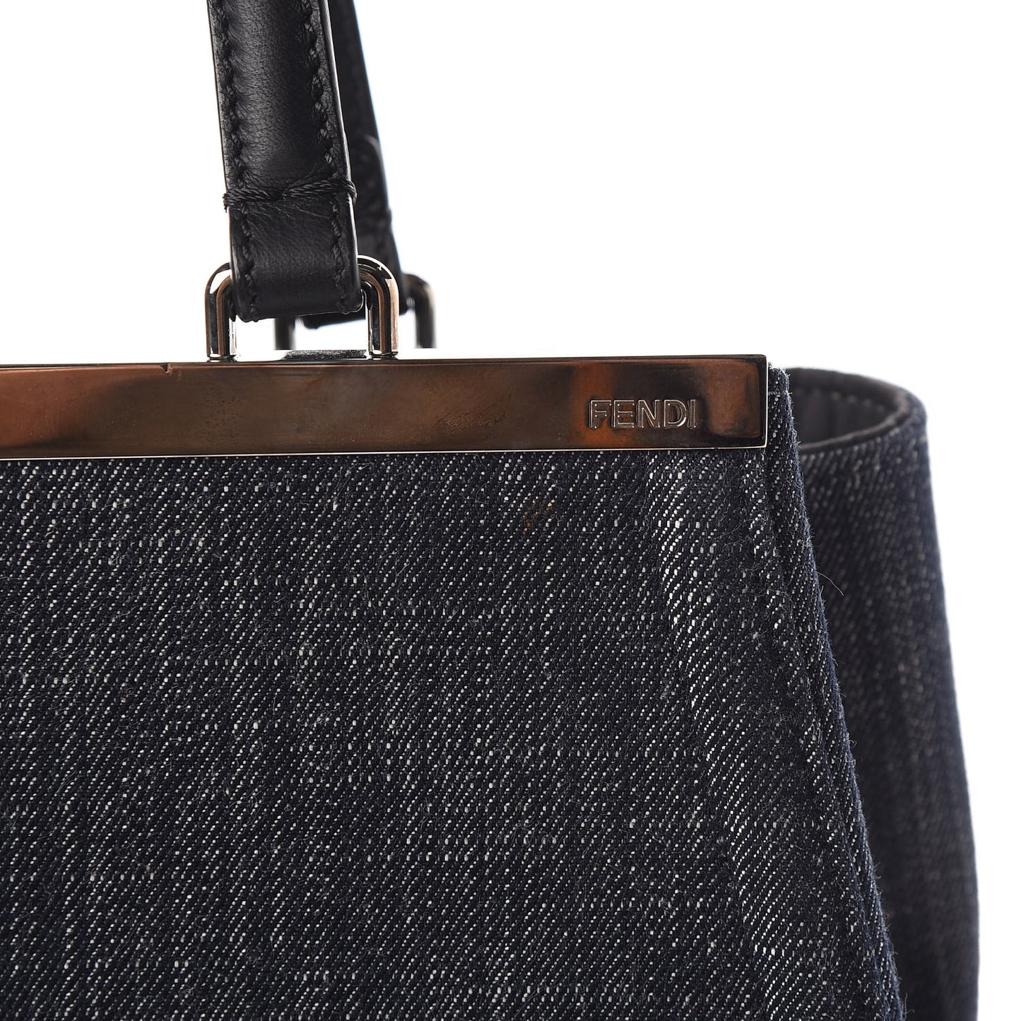 Denim Large 3Jours Tote Blue