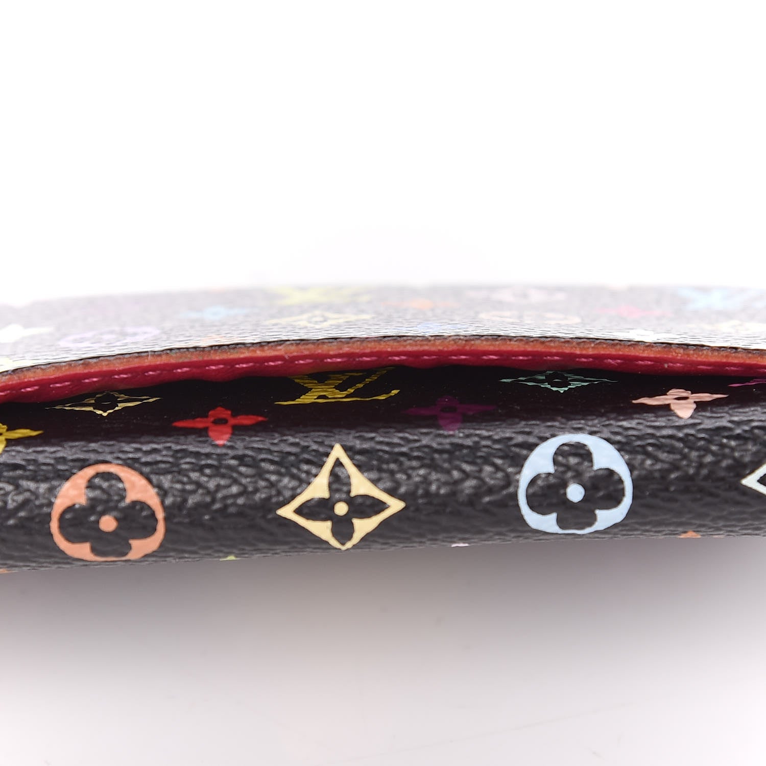 Louis Vuitton Monogram Multicolor Business Card Holder Black Grenade 10 of 10