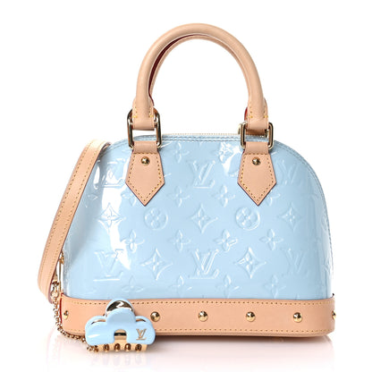 Louis Vuitton Vernis Hairclip Alma BB Sky 3 of 11