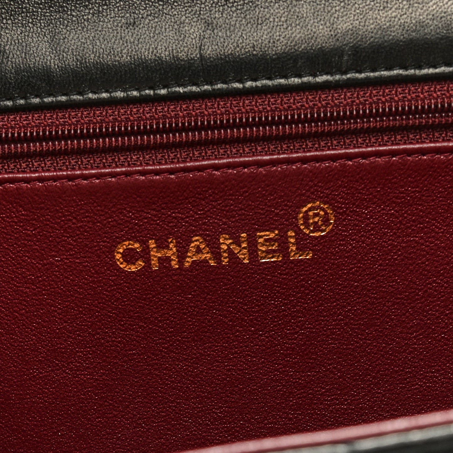 Lambskin Quilted Small Single Flap Black