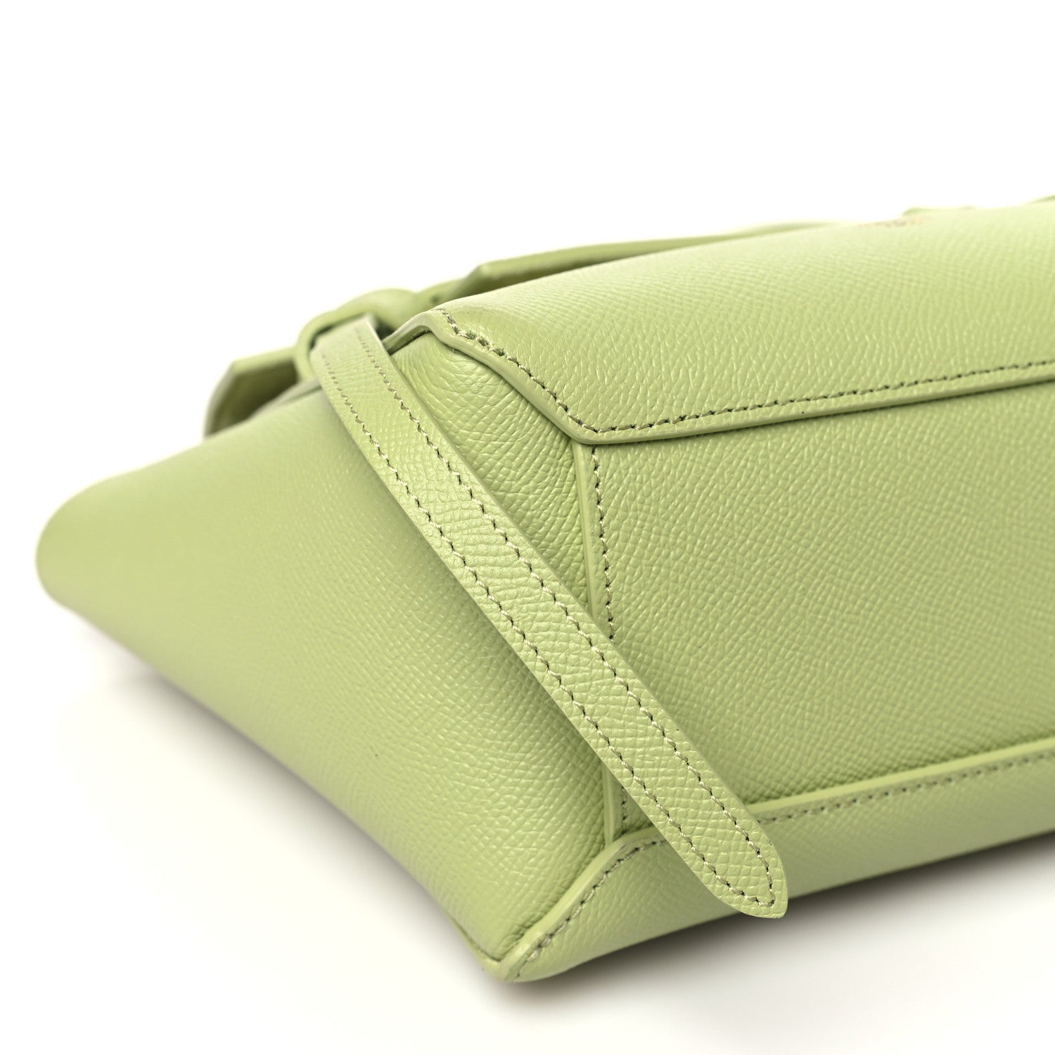 Celine Grained Calfskin Nano Belt Bag Vert D'eau 9 of 11