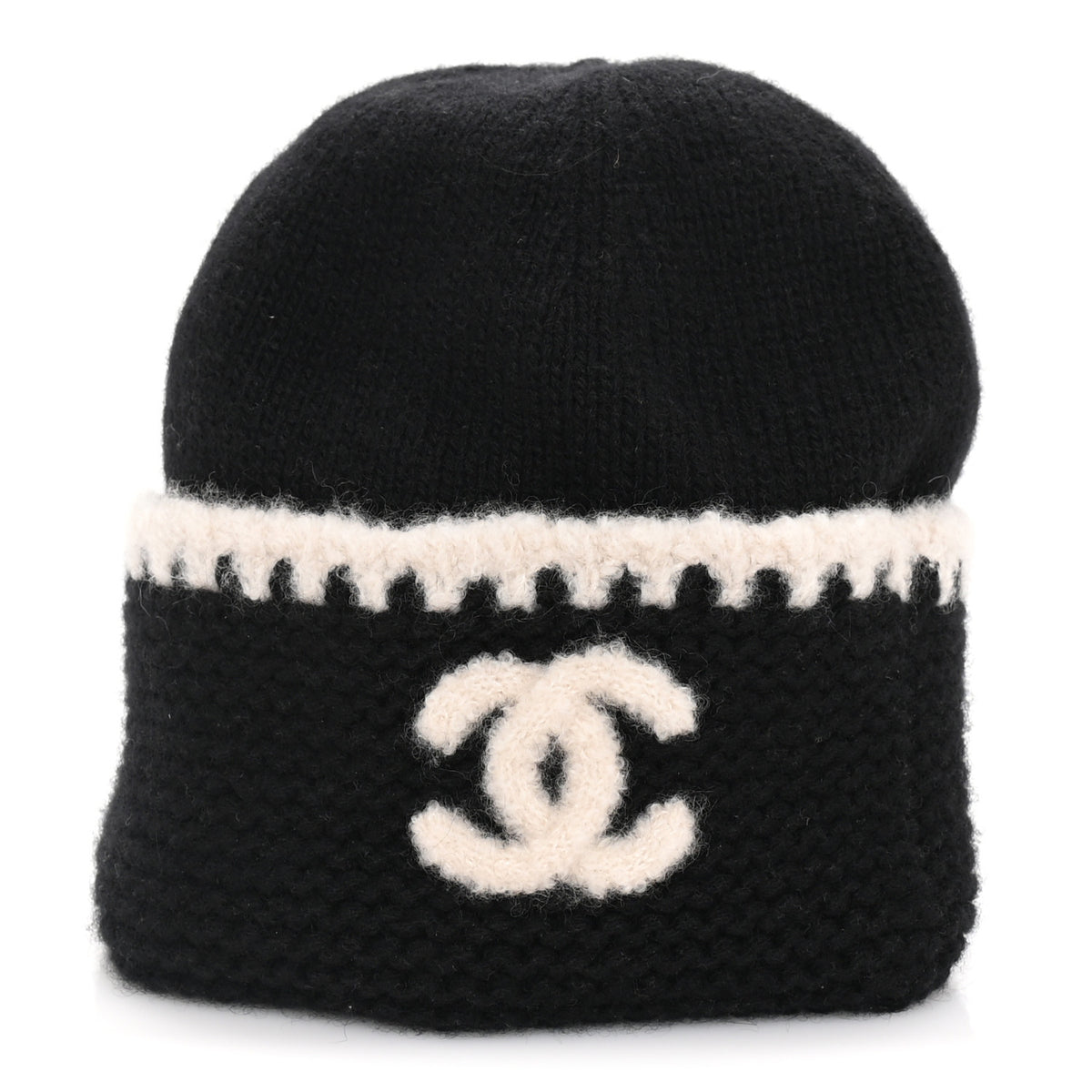 Cashmere CC Logo Beanie Hat Black