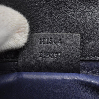 Gucci Crocodile Embossed Leather Romy Buckle Clutch 8 of 9