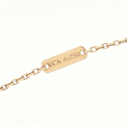 Van Cleef & Arpels 18K Yellow Gold Black Onyx Vintage Alhambra Pendant Necklace 6 of 6