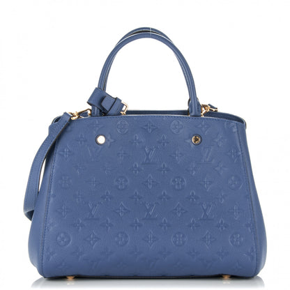 Louis Vuitton Empreinte Montaigne MM Denim 1 of 8
