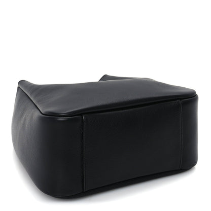 Saint Laurent Grained Calfskin Small Le 5 A 7 Supple Hobo Black 3 of 8