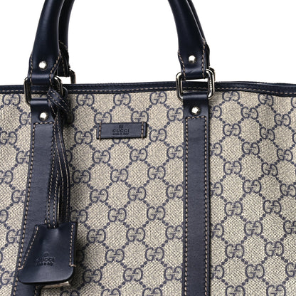 Gucci Plus Monogram Large Carry On Duffle Bag  Navy 6 of 8