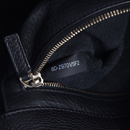 Valentino Garavani Pebbled Calfskin Medium Rockstud Tote Black 7 of 10