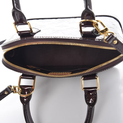 Louis Vuitton Vernis Alma BB Amarante 6 of 9