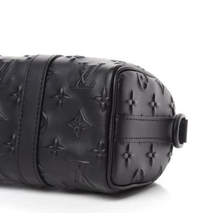 Louis Vuitton Monogram Seal Keepall XS Black 7 of 10