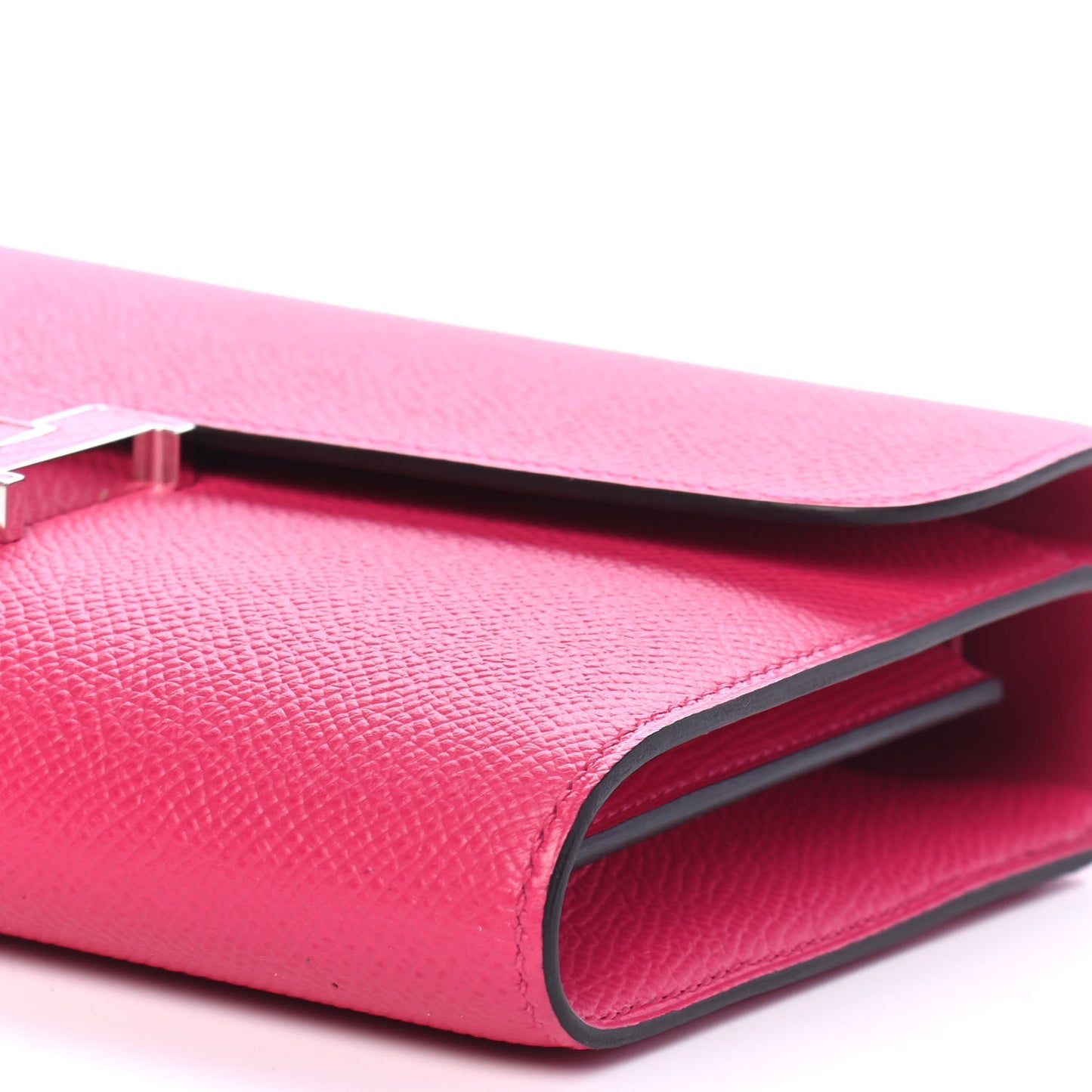 Epsom Lizard Constance Wallet To Go Rose Mexico