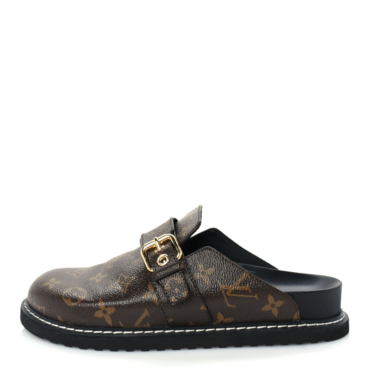 LV Cosy Flat Comfort Clogs 37 Cacao Brown