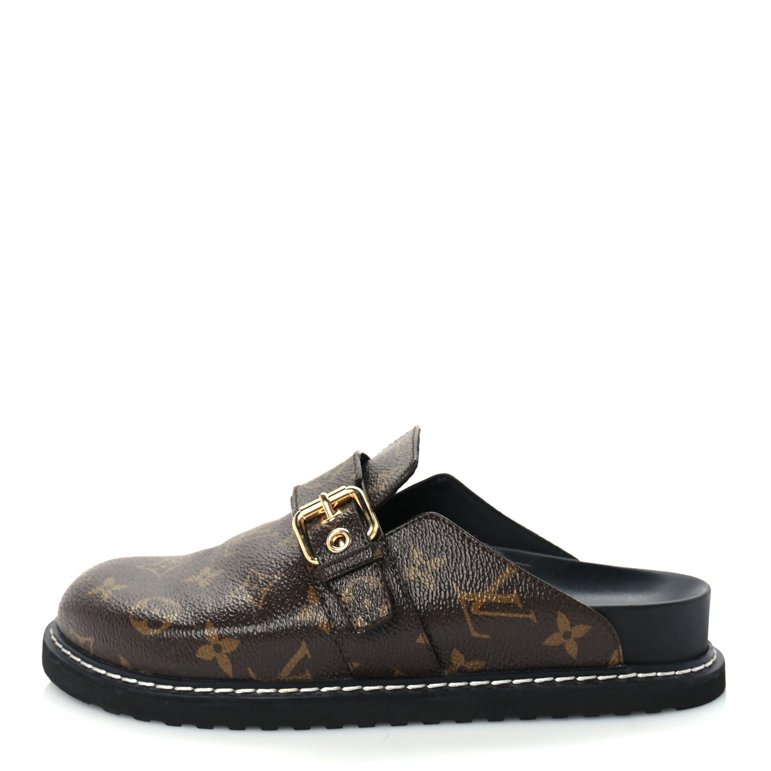 Louis Vuitton LV Cosy Flat Comfort Clogs 37 Cacao Brown 1 of 7