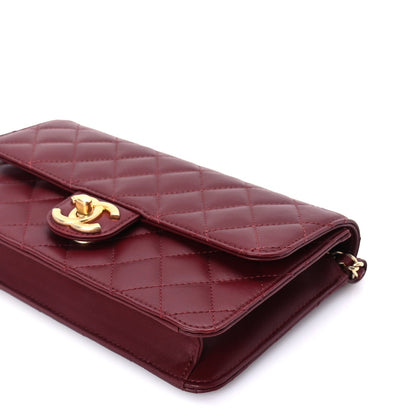 Chanel Lambskin Quilted Medium Crossing Times Flap  Red 9 of 10
