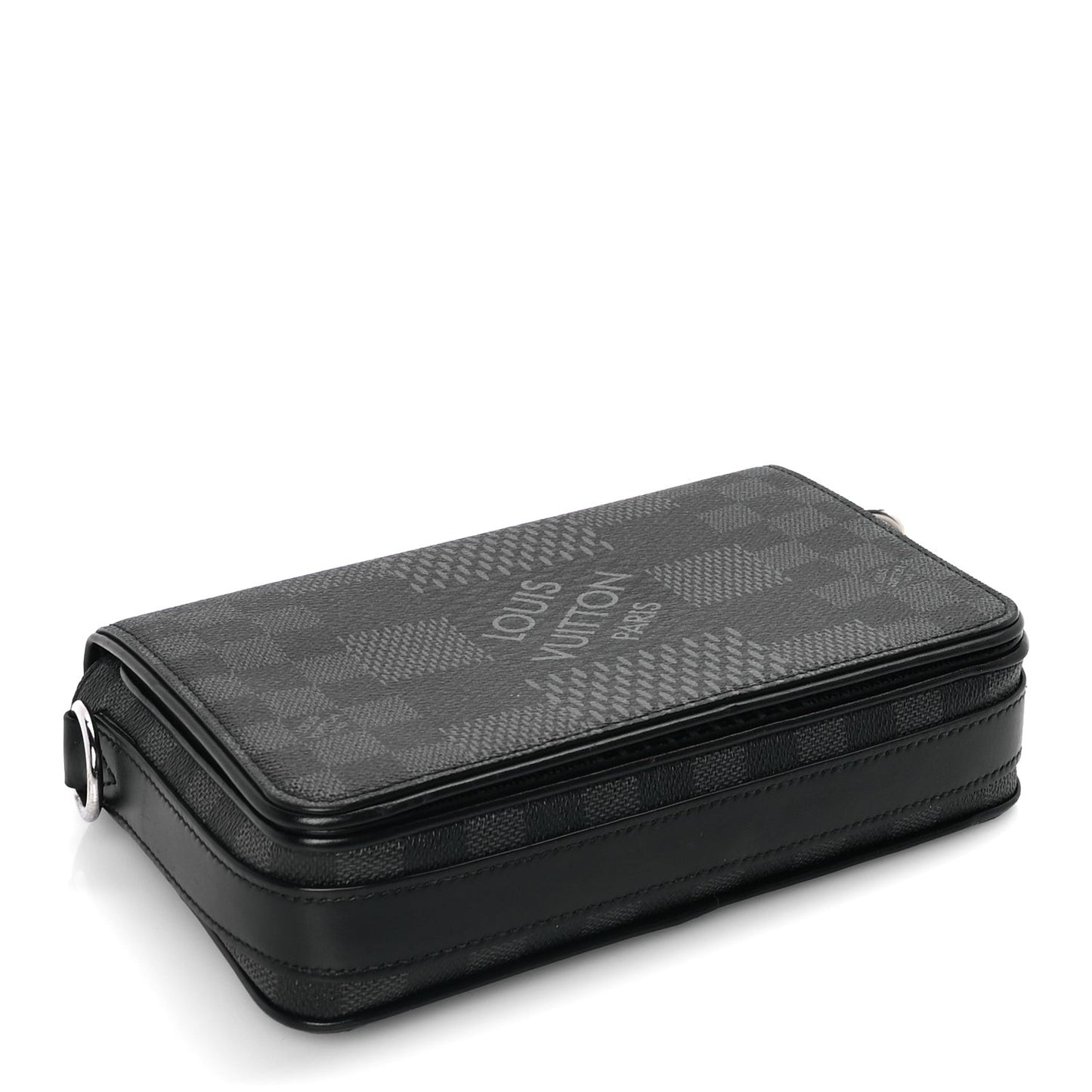 Damier Graphite 3D Studio Messenger Black