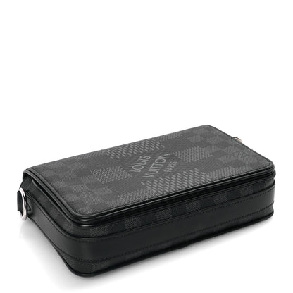 Louis Vuitton Damier Graphite 3D Studio Messenger Black 3 of 7