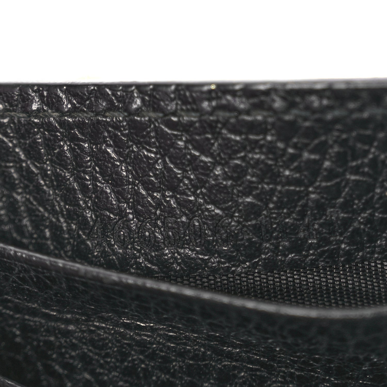 Gucci Dollar Calfskin Medium Betty Chain Wallet Black 5 of 8