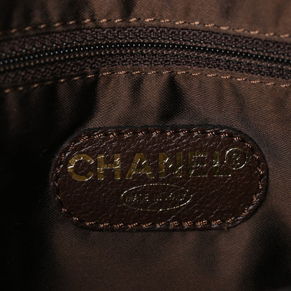 Chanel Suede Shopping Chain Tote Brown 6 of 11