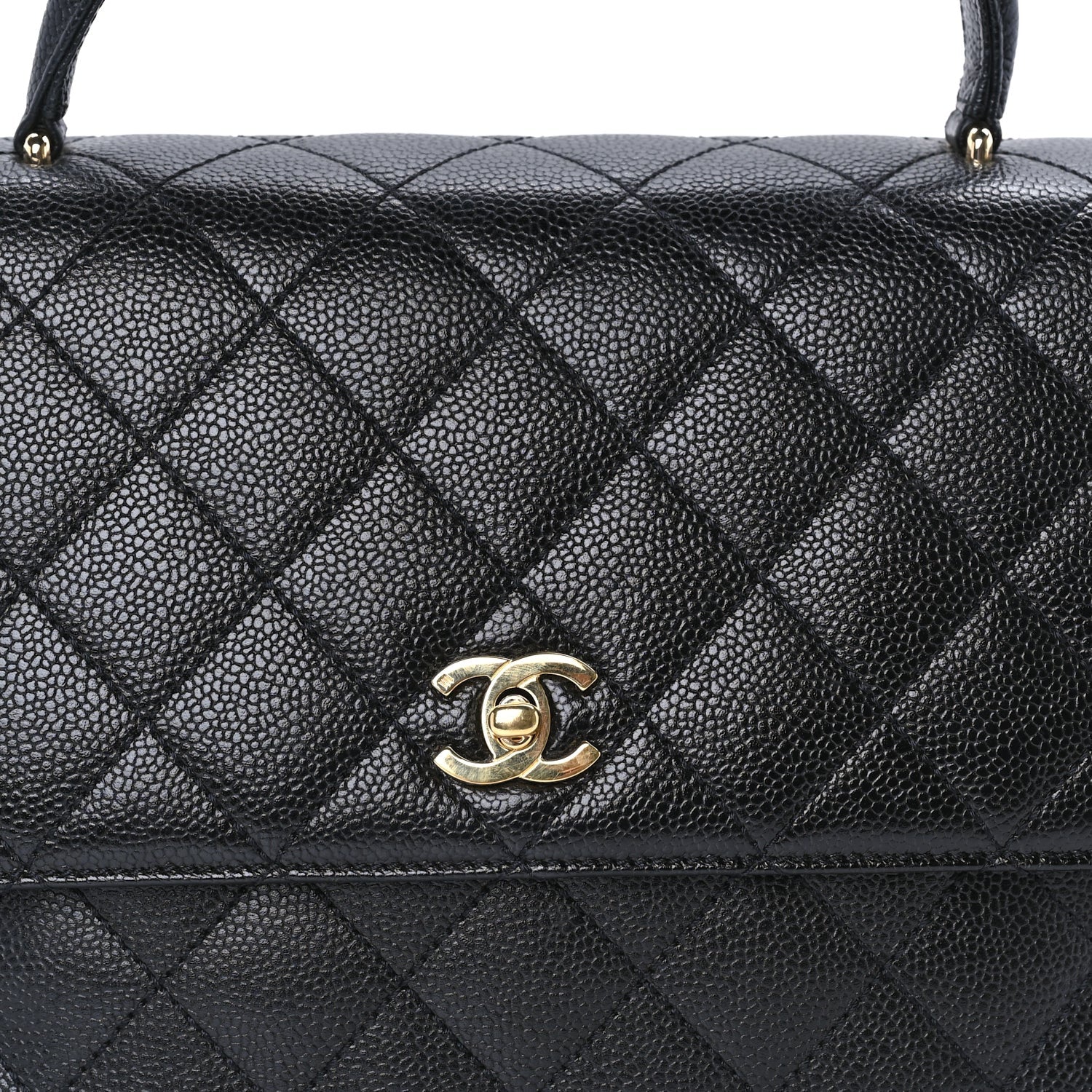 Chanel Caviar Quilted Jumbo Kelly Flap  Black 8 of 10