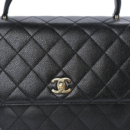 Chanel Caviar Quilted Jumbo Kelly Flap  Black 8 of 10