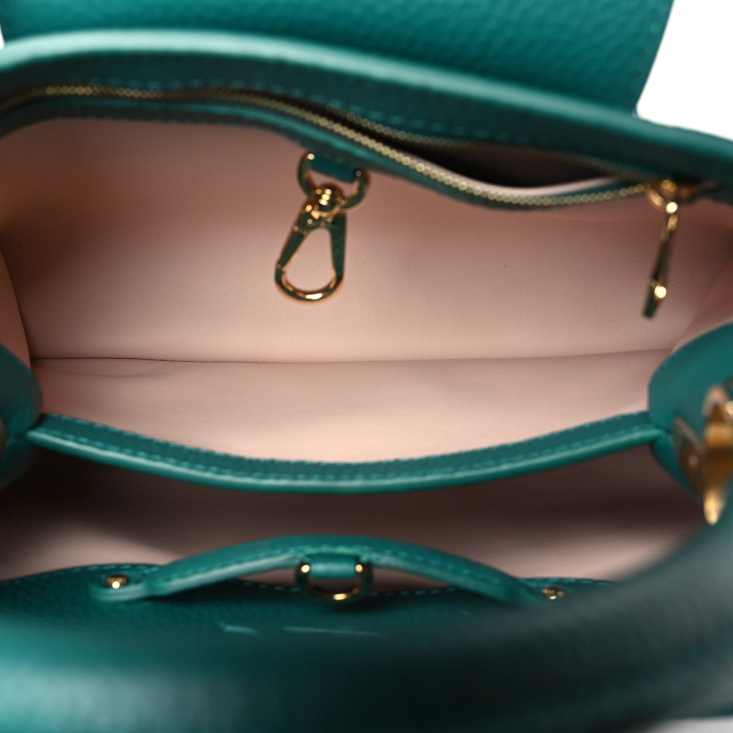 Louis Vuitton Taurillon Capucines BB Emerald 6 of 7